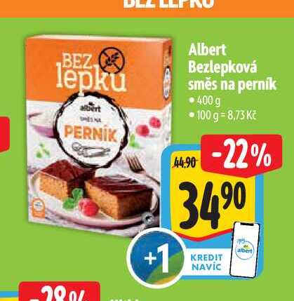   Albert Bezlepková směs na perník  400 g  