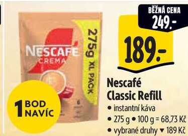 Nescafé Classic Refill, 275 g 