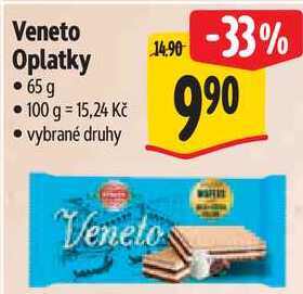 Veneto Oplatky, 65 g v akci