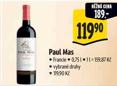 Paul Mas, 0,75 l
