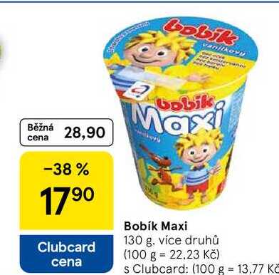 Bobík Maxi, 130 g, více druhů 