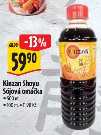 Kinzan Shoyu Sójová omáčka, 500 ml