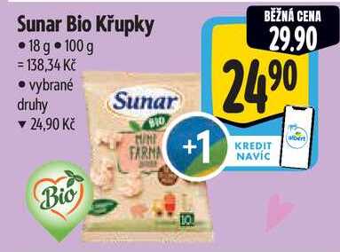 Sunar Bio Křupky, 18 g