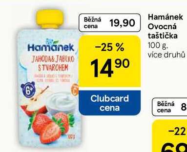 Hamánek Ovocná taštička, 100 g 