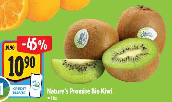 Nature's Promise Bio Kiwi, 1 ks