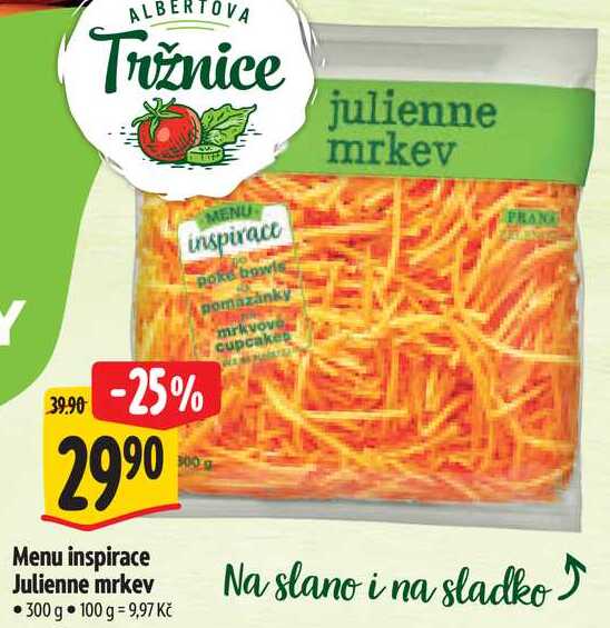 Menu inspirace Julienne mrkev, 300 g