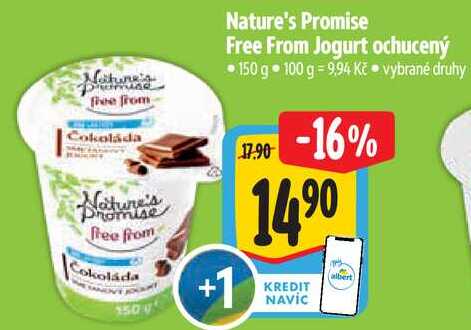 Nature's Promise Free From Jogurt ochucený, 150 g