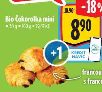Bio Čokorolka mini, 30 g 