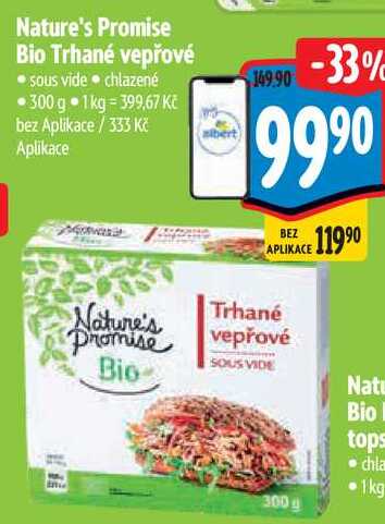 Nature's Promise Bio Trhané vepřové, 300 g