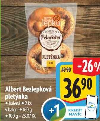 Albert Bezlepková pletýnka, 160 g