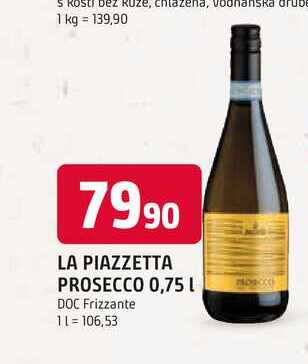 LA PIAZZETTA PROSECCO 0,75 L