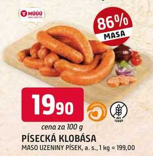 PÍSECKÁ KLOBÁSA 100g