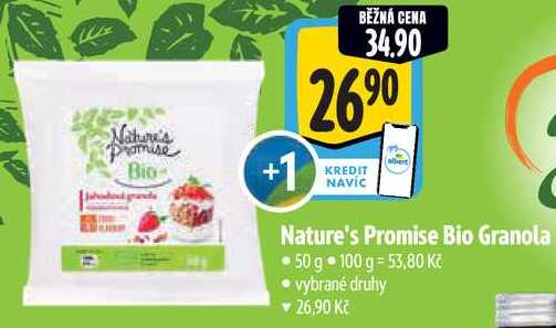 Nature's Promise Bio Granola, 50 g