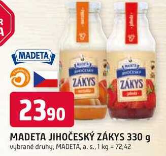 MADETA JIHOČESKÝ ZÁKYS 330 g