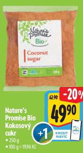 Nature's Promise Bio Kokosový cukr, 250 g
