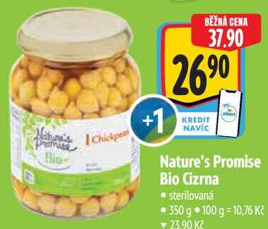Nature's Promise Bio Cizrna, 350 g