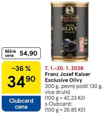 Franz Josef Kaiser Exclusive Olivy, 300 g
