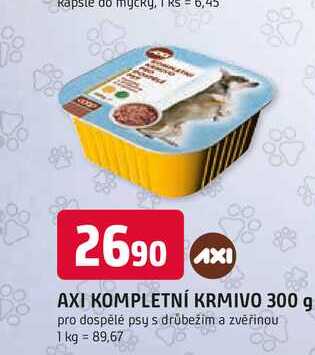 AXI KOMPLETNÍ KRMIVO 300 g pro dospělé psy