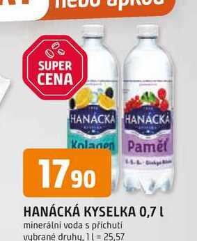 HANÁCKÁ KYSELKA 0,7 L 