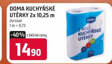 DOMA KUCHYŇSKÉ UTĚRKY 2x 10,25 m 2vrstvé 