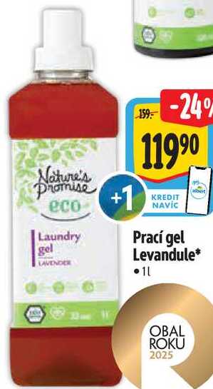 Prací gel Levandule, 1 l