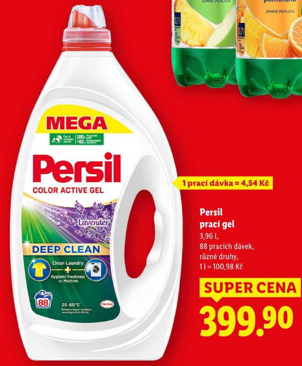 Persil prací gel, 3,96 l/88 pracích dávek