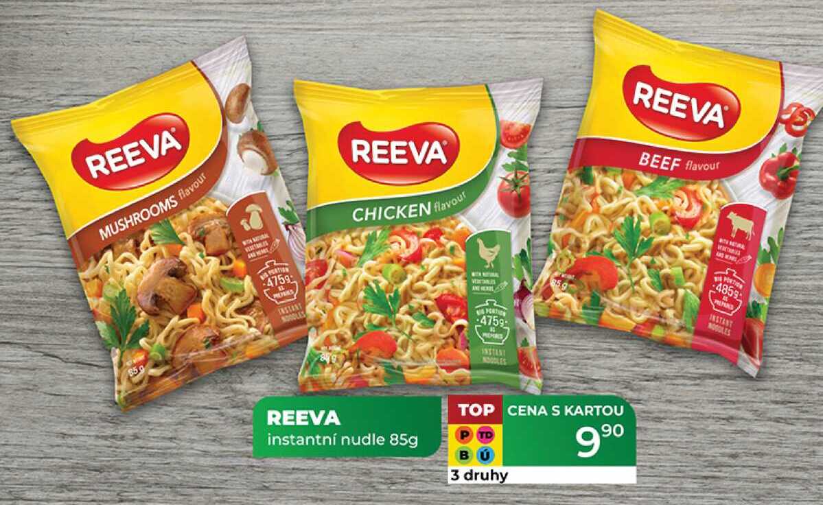 REEVA instantní nudle 85g 