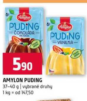 AMYLON PUDING 37-40 g vybrané druhy