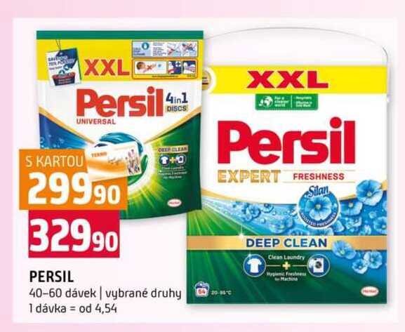 PERSIL 40-60 dávek vybrané druhy