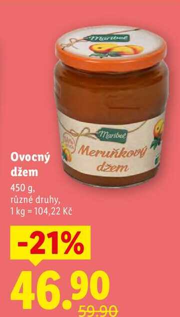 Ovocný džem, 450 g
