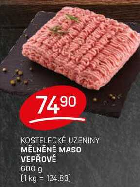 MĚLNĚNÉ MASO VEPŘOVÉ 600 g 
