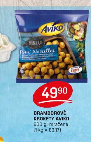 BRAMBOROVÉ KROKETY AVIKO 600 g, mražené 
