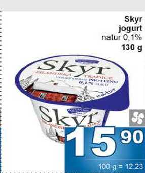 Skyr jogurt natur 0,1% 130 g 