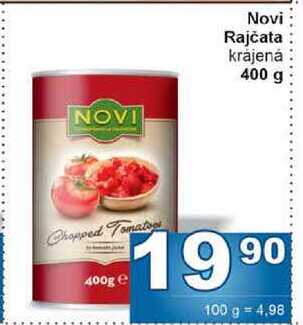 Novi Rajčata krájená 400 g 