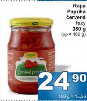 Rapa Paprika červená řezy 350 g