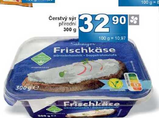 Čerstvý sýr přírodní 300 g