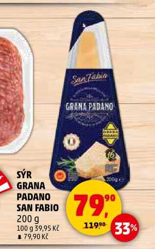 SÝR GRANA PADANO SAN FABIO, 200 g