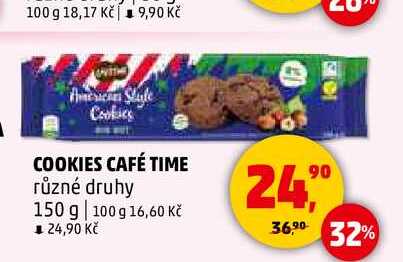 COOKIES CAFÉ TIME, 150 g