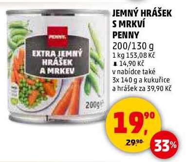 JEMNÝ HRÁŠEK S MRKVÍ PENNY, 200 g