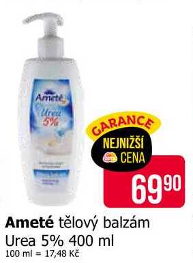Ameté tělový balzám Urea 5% 400 ml 