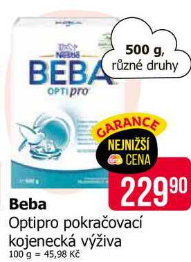 BEBA Optipro pokračovací kojenecká výživa 500g