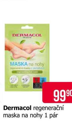 Dermacol regenerační maska na nohy 1 pár 