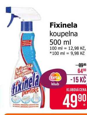 Fixinela koupelna 500 ml