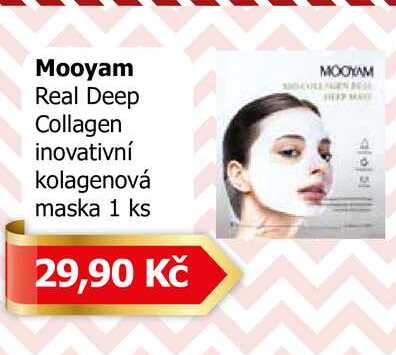 Mooyam Real Deep Collagen inovativní kolagenová maska 1 ks 