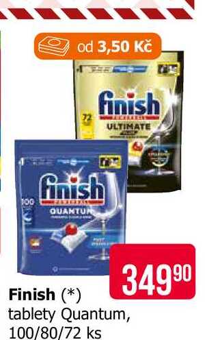 Finish tablety Quantum, 100/80/72 ks 