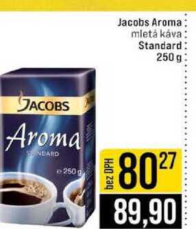 Jacobs Aroma mletá káva Standard 250 g