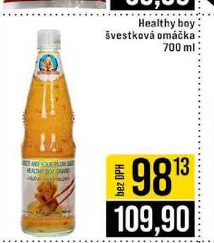 Healthy boy švestková omáčka 700 ml 