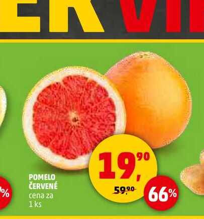 POMELO ČERVENÉ, 1 ks