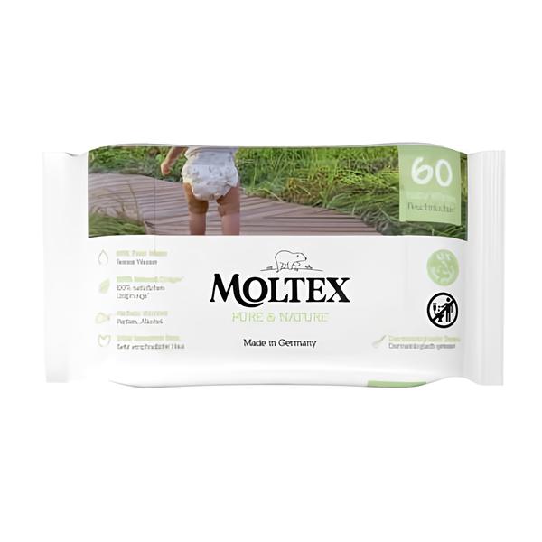Moltex Pure & Nature EKO Vlhčené ubrousky na bázi vody