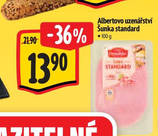  Albertovo uzenářství Šunka standard 100 g  